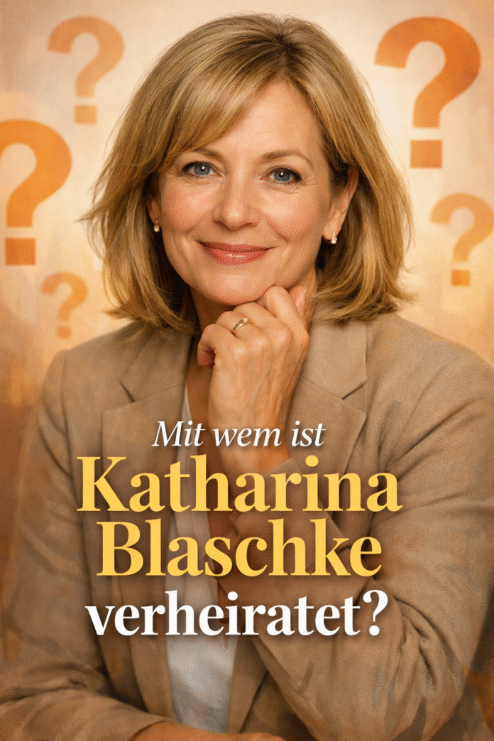 Mit wem ist Katharina Blaschke verheiratet